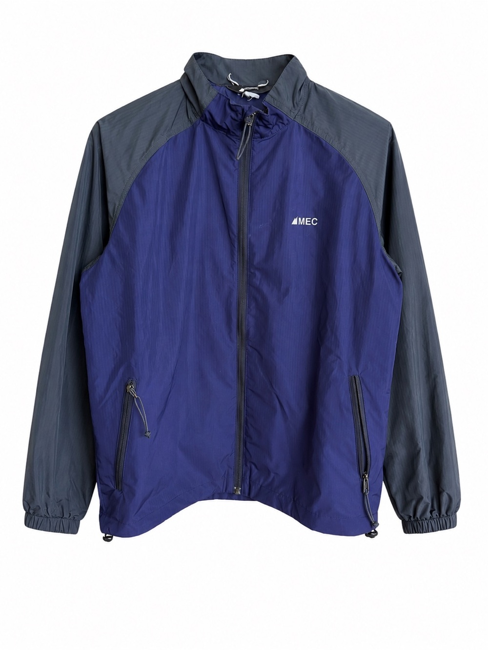 MEC Purple & Charcoal Lightweight Outdoor Windbreaker Jacket Size M (Tagged 14)